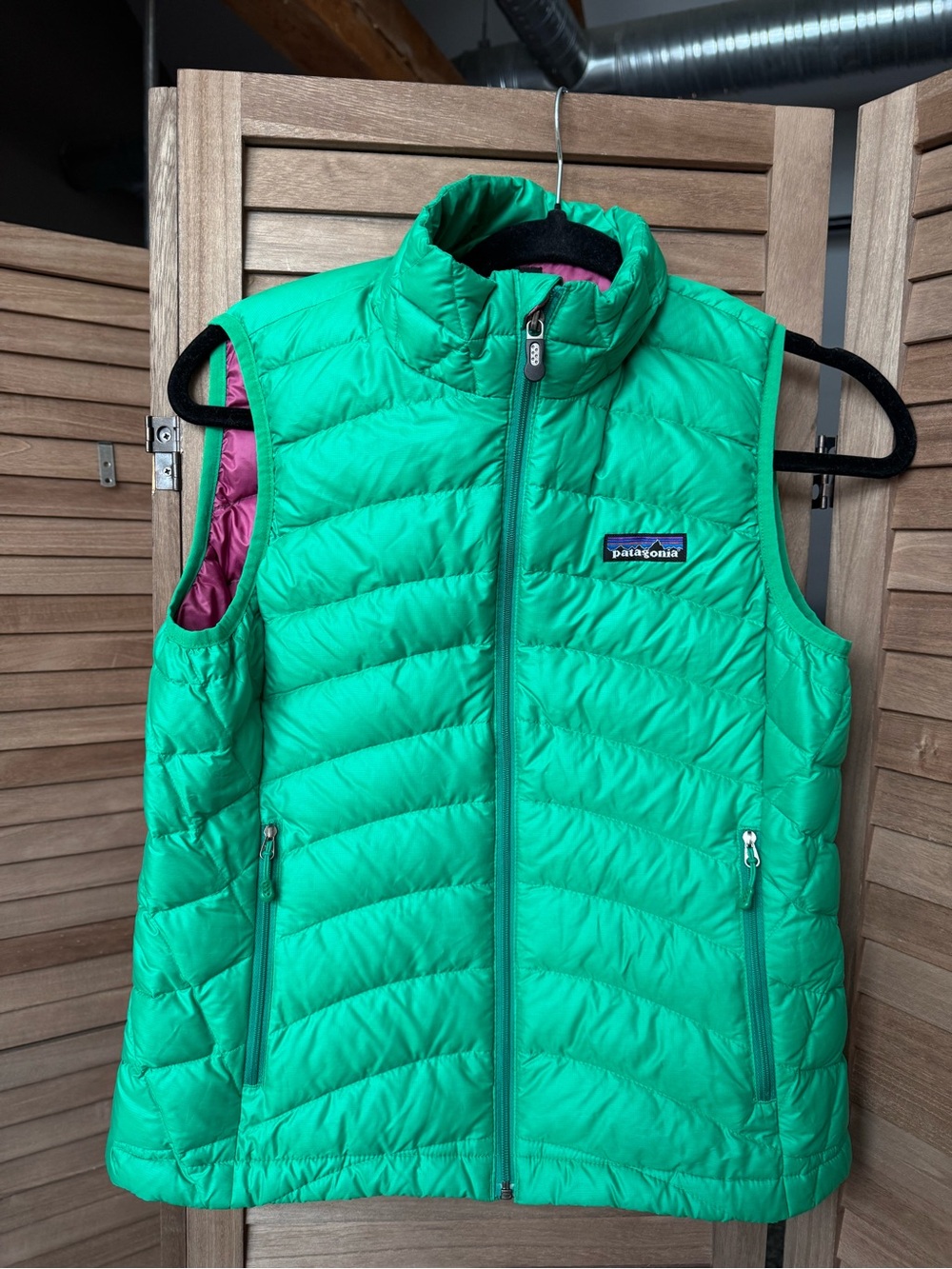Patagonia Women’s Down Sweater Vest Green Berry Size S 84627 FA12